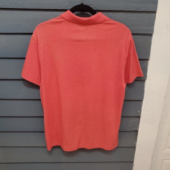 Claiborne Men's Polo - Size M Slim & Stretch Salmon  - NWT - Picture 3 of 8